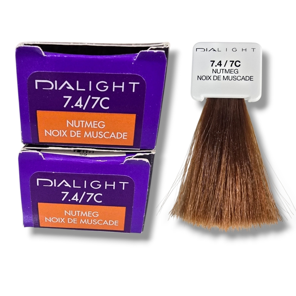 L'Oreal Professionnel DIALight 2 Tubes Ammonia-Free 7.4/7C Nutmeg